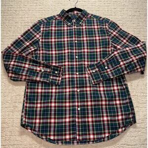 Ralph Lauren Boys XL 18/20 Classic Fit Plaid Button Down Long Sleeve Shirt